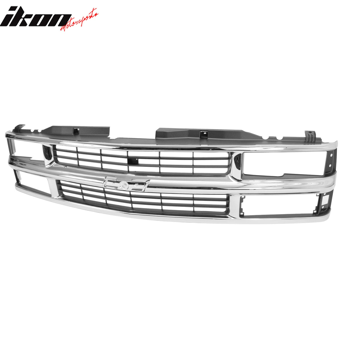 1994-2000 Chevy C/K& 1995-1999 Tahoe& 1994 Blazer Chrome Front Upper Grille Bumper Grill Replacement