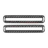 Real Carbon Fiber Door A/C Vent Trim Covers for 2024+ Ford Mustang