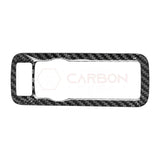 Real Carbon Fiber Headlight Control Trim Cover for 2024+ Ford Mustang