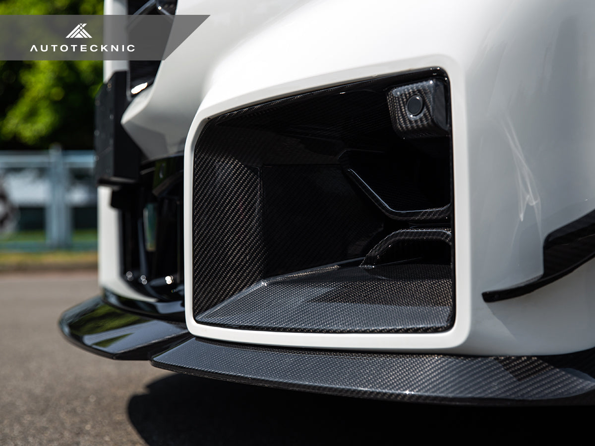 AutoTecknic Dry Carbon Podium Front Bumper Lower Vent Set - G87 M2
