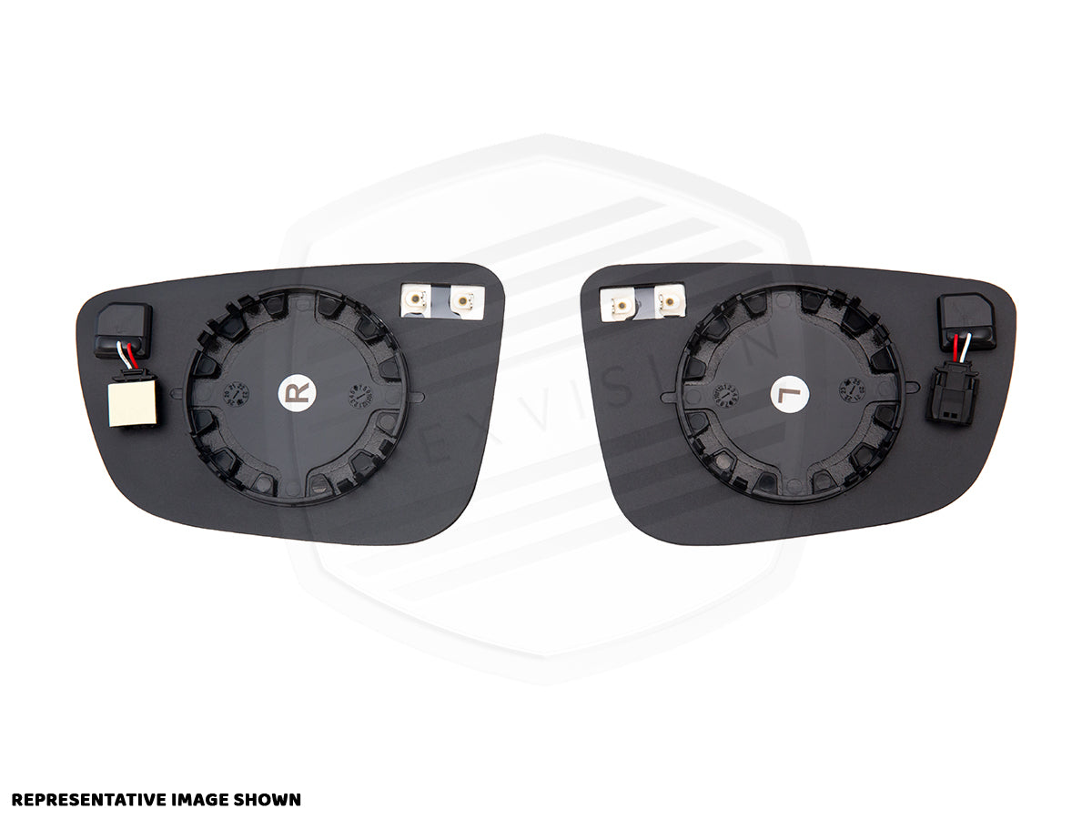 ApexVision Blue Tinted Side View Mirror Glass Set - G01 X3 | G02 X4