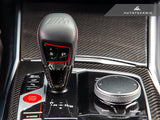 AutoTecknic Dry Carbon Gear Selector Cover - G09 XM