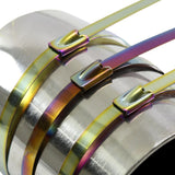 Zip Tie Kit for Heat Wrap Stainless Steel 12" 5mm Neochrome 5pc
