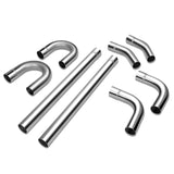 Universal 3.5" Exhaust Piping Kit - Mild Steel - 8 Piece Set