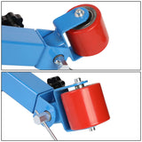 Adjustable Fender Roller with Lug Nut Spacer Rings - Blue