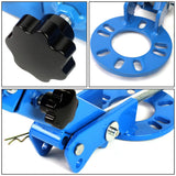 Adjustable Fender Roller with Lug Nut Spacer Rings - Blue