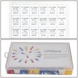 Wire Terminal Assortment Kit 1200 Pieces 22-16 14-16 10-12 AWG