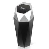 Universal Vehicle-Mounted Garbage Can - Silver