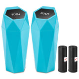 Vehicle-Mounted Garbage Can - Tiffany Blue - 2PC