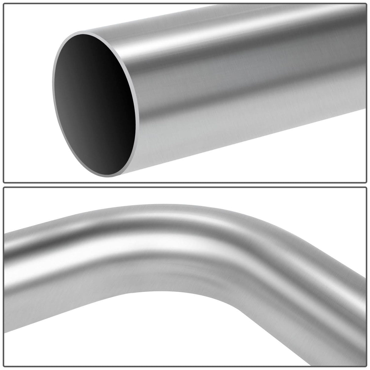 Exhaust Pipe Tubing Straight 2"-2.15" Flared 18" Mild Steel
