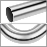 2" to 2.15" Flared 90 Degree L-Bend Exhaust Pipe Tubing Mild Steel