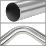 2" to 2.15" Flared 90 Degree L-Bend Exhaust Pipe Tubing Stainless Steel
