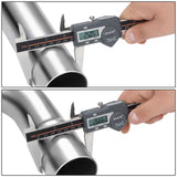 2.25" OD 45/180 Degree U-Bend Exhaust Pipe Tubing 18-Gauge