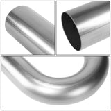 2.5" 180 Degree U-Bend Exhaust Pipe Tubing Mandrel Bent Stainless Steel