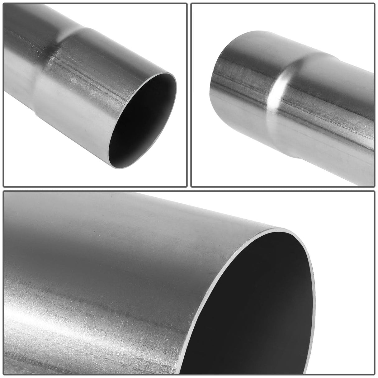 2.5" 90 Degree L-Bend Exhaust Pipe Tubing Stainless Steel