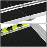Aluminum Wheelchair Ramp 29" W x 10' L x 2" H - Metallic Black