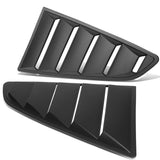 2015-2018 Ford Mustang Quarter Window Louvers - Black