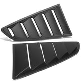 2015-2018 Ford Mustang Quarter Window Louvers - Black
