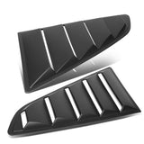 2015-2018 Ford Mustang Quarter Window Louvers - Black