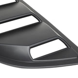 2015-2018 Ford Mustang Quarter Window Louvers - Black