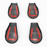 2014-2019 Toyota Tundra Front Seat Bracket Cap Cover Set - Black