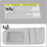 2007-2011 Toyota Camry Sun Visor - Driver Side Gray