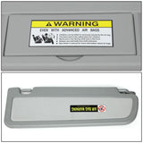 2006-2011 Honda Civic Driver Side Sun Visor - Gray