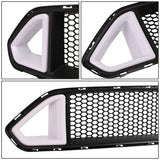 2018-2020 Ford Mustang Honeycomb Front Upper Grille with Triangle LED DRL