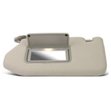 13-19 Nissan Pathfinder Sun Visor w/ Vanity Light Driver Side Gray