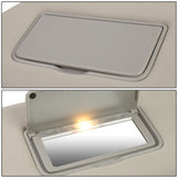 13-19 Nissan Pathfinder Sun Visor w/ Vanity Light Driver Side Gray
