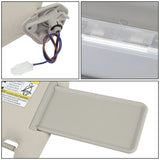 13-19 Nissan Pathfinder Sun Visor w/ Vanity Light Driver Side Gray