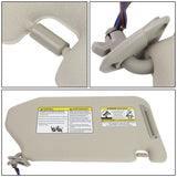 13-19 Nissan Pathfinder Sun Visor w/ Vanity Light Driver Side Gray