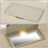 2013-2019 Nissan Pathfinder Sun Visor Driver Side Beige w/ Vanity Light