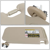 2006-2012 Toyota RAV4 Passenger Side Sun Visor - Beige