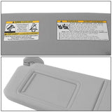 2009-2016 Toyota Venza Sun Visor Driver Side Gray Illuminated