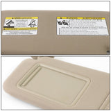 09-16 Toyota Venza Sun Visor Driver Side Beige Illuminated
