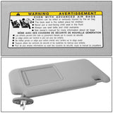 2009-2016 Toyota Venza Sun Visor Passenger Side Gray