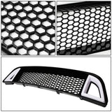 2013-2014 Ford Mustang Honeycomb Mesh LED DRL Grille
