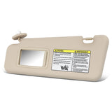 2008-2013 Toyota Highlander Sun Visor - Beige/Tan with Extension