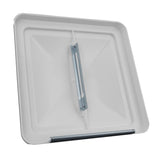 RV Roof Vent 14x14 Overall Dimension Replacement Lid White/Silver