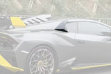 2021-2024 Lamborghini Huracan Autoclave Carbon Fiber fiber Quarter Window Scoops Carbonado (VX) Fits: STO