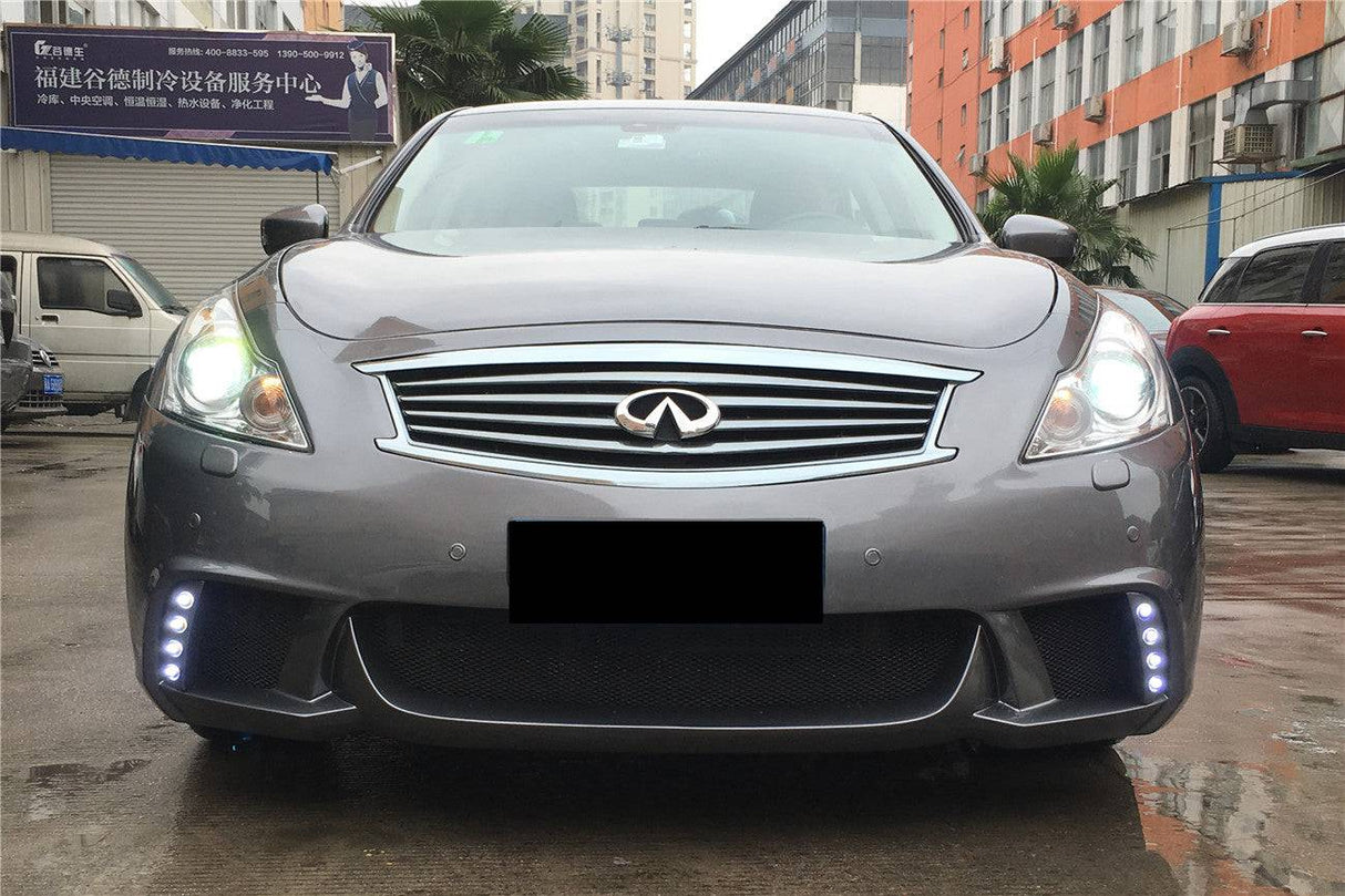 2009-2015 Infiniti G25 | G37 Sedan WD Style Front Bumper with Led Light