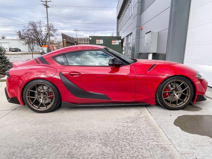 A91 Style Supra Rear Decklid Stripes - 2020+ Supra