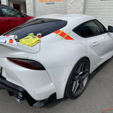 A91 Style Supra Rear Decklid Stripes - 2020+ Supra