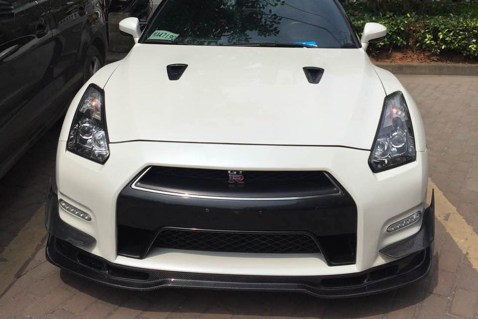 2008-2011 Nissan GTR R35 CBA BSE Style Part Carbon Fiber Front Lip With Undertray