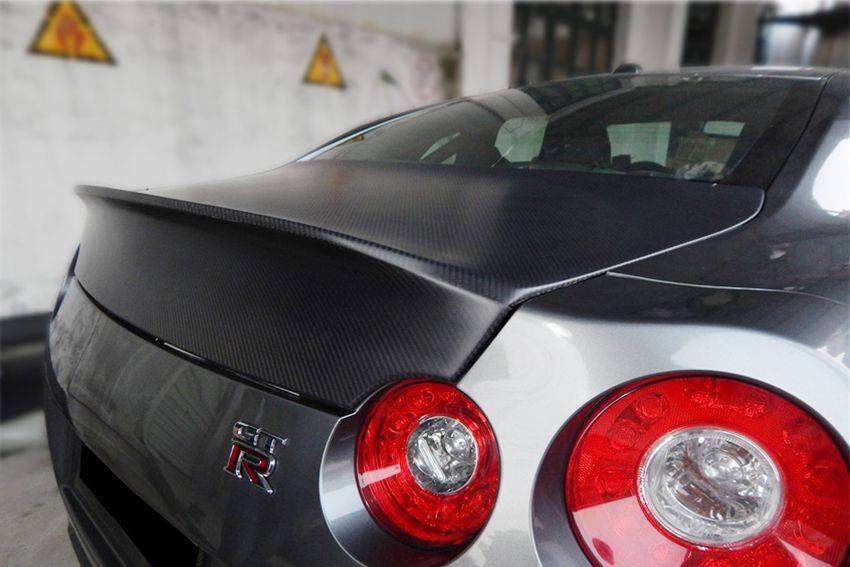 2008-2025 Nissan GTR R35 CBA  DBA  EBA AMS Style Carbon Fiber Trunk
