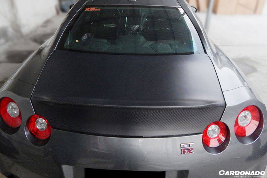 2008-2025 Nissan GTR R35 CBA  DBA  EBA AMS Style Carbon Fiber Trunk