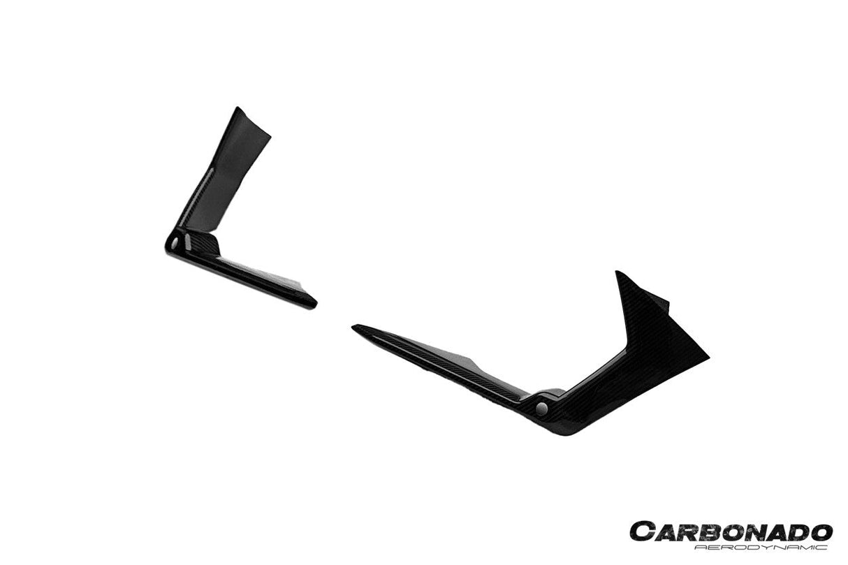 2023-UP Lamborghini Revuelto OE Style Autoclave Carbon Fiber Front Bumper Air Vent Trims