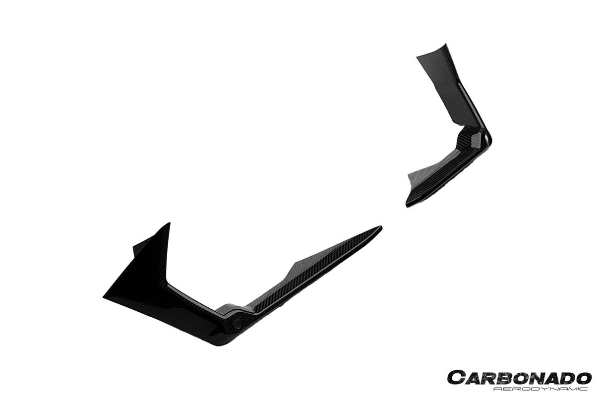 2023-UP Lamborghini Revuelto OE Style Autoclave Carbon Fiber Front Bumper Air Vent Trims