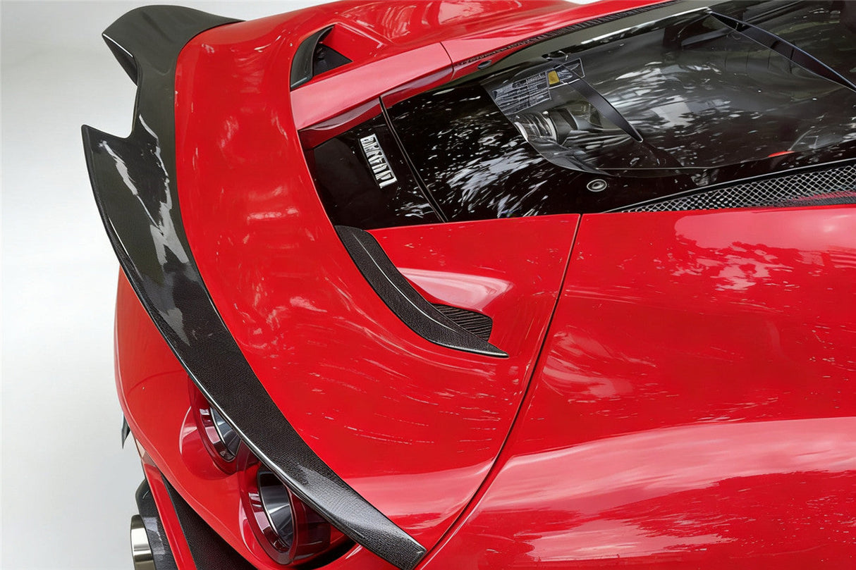 2019-2024 Ferrari F8 MSY Style Autoclave Carbon Fiber Trunk Spoiler